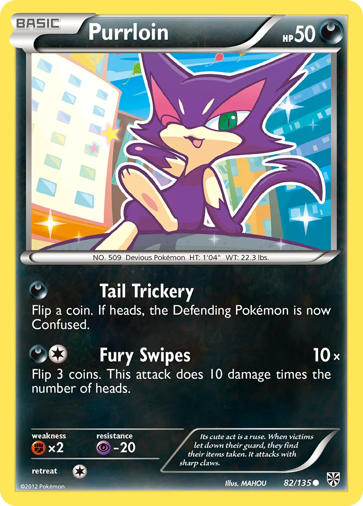 Purrloin Pokemon card