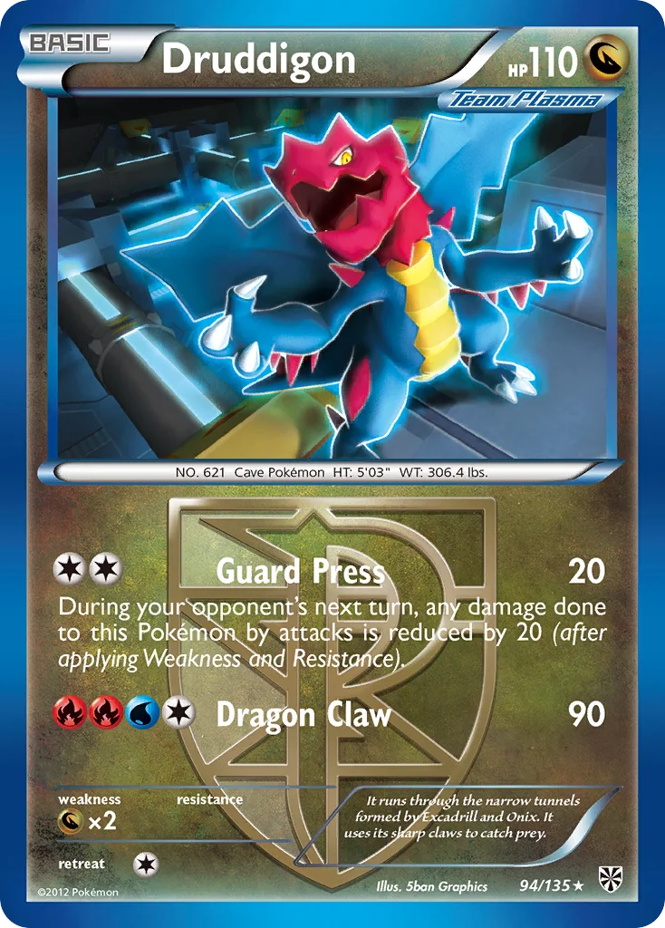 Druddigon Pokemon card