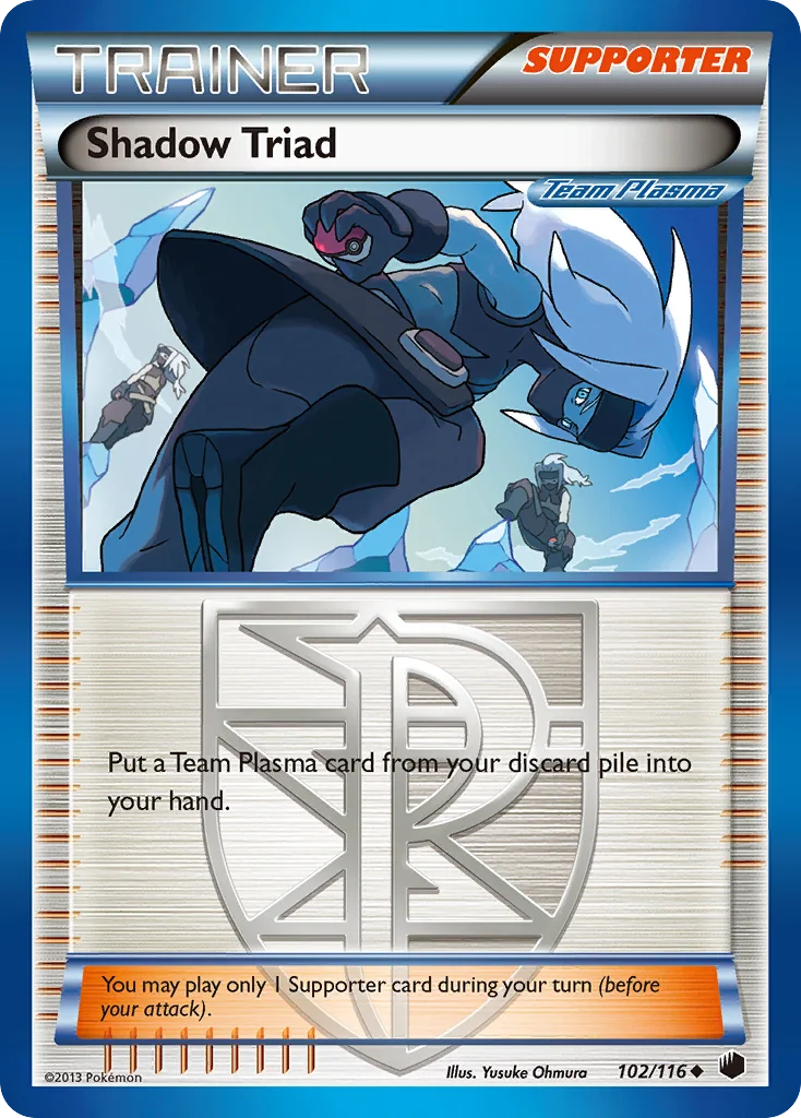 Shadow Triad Pokemon card