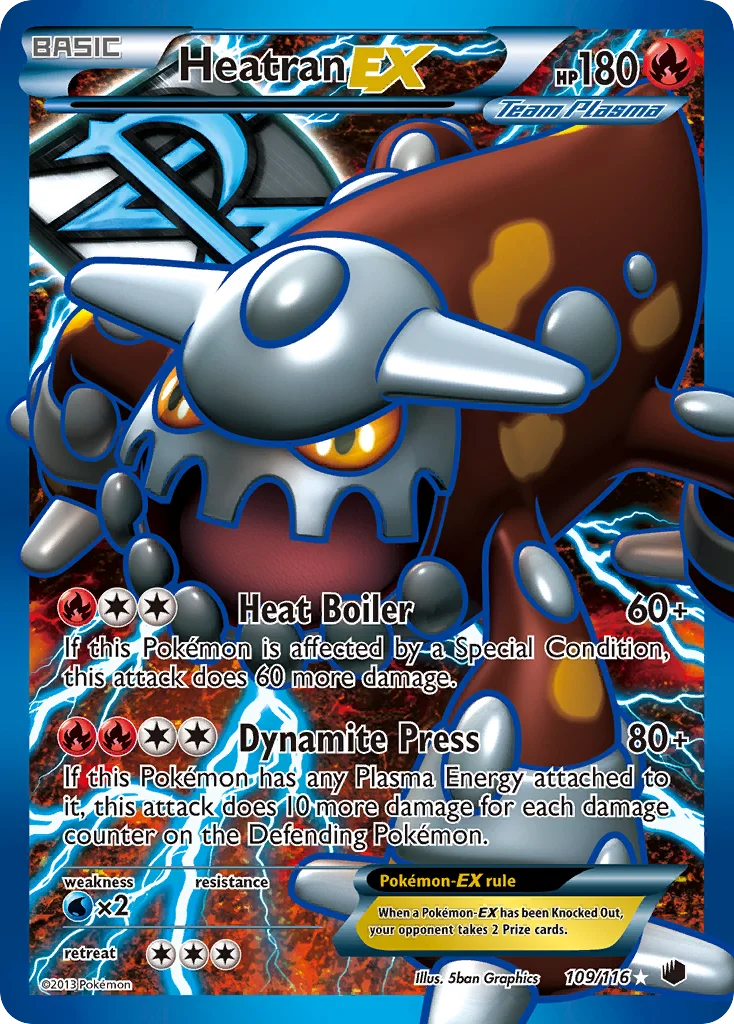 Heatran-EX Pokemon card