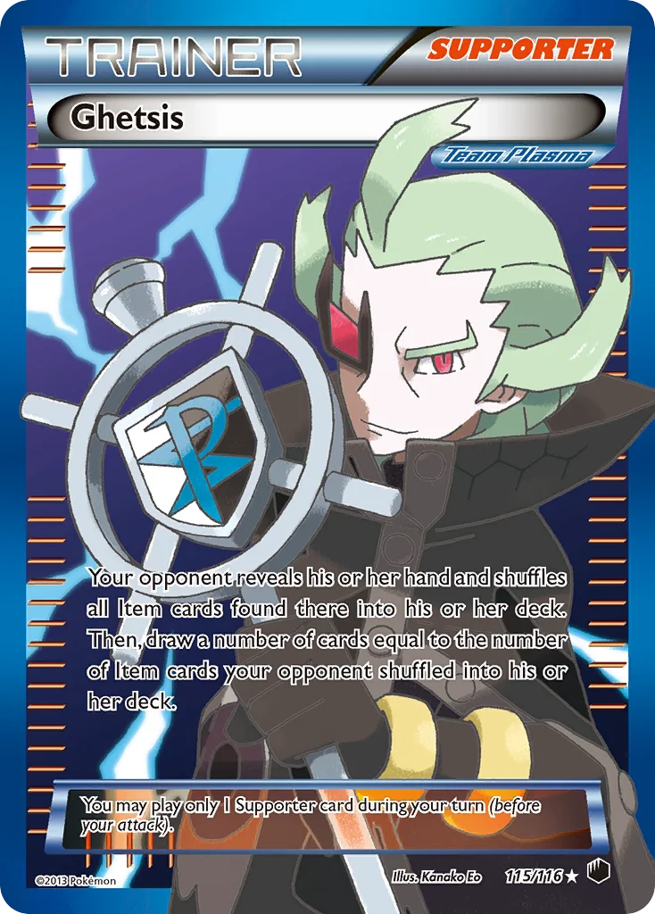 Ghetsis Pokemon card