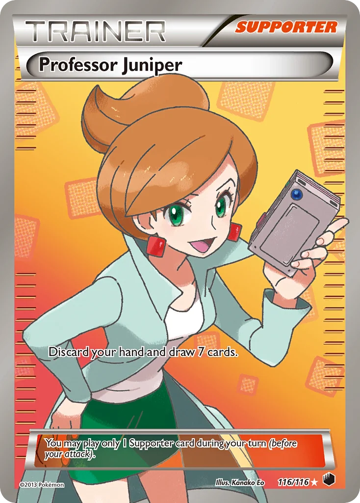 Professor Juniper Pokemon card