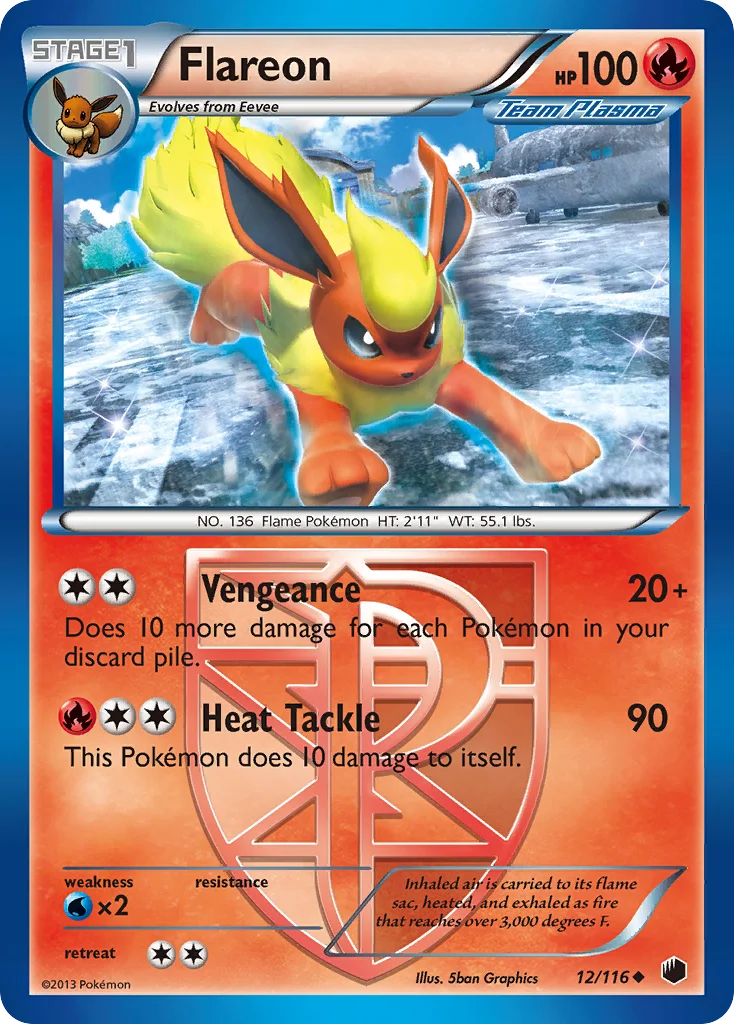 Flareon Pokemon card