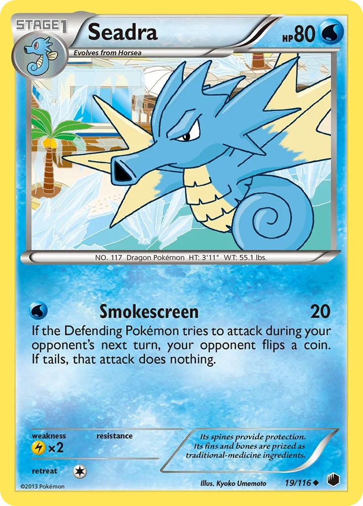 Seadra Pokemon card