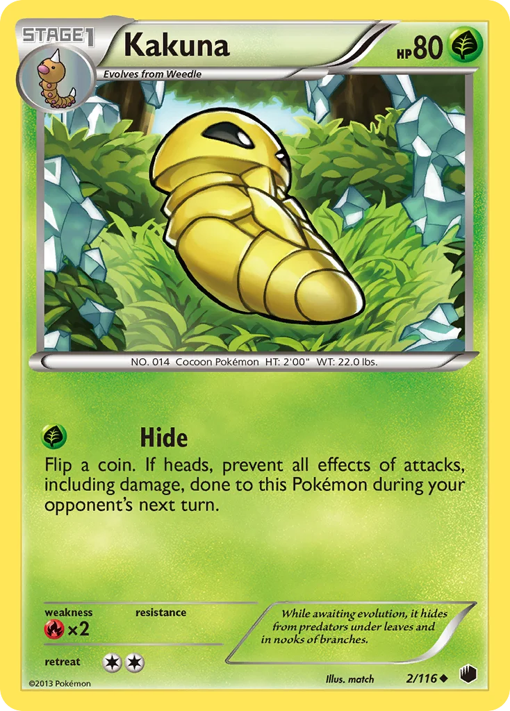 Kakuna Pokemon card