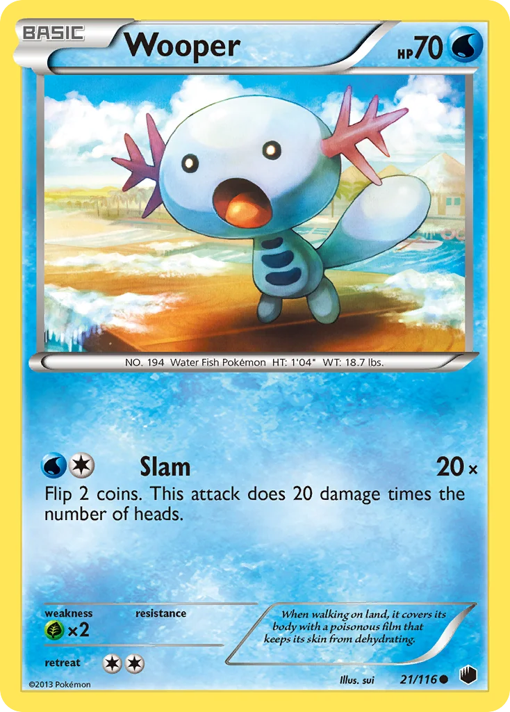 Wooper Pokemon card