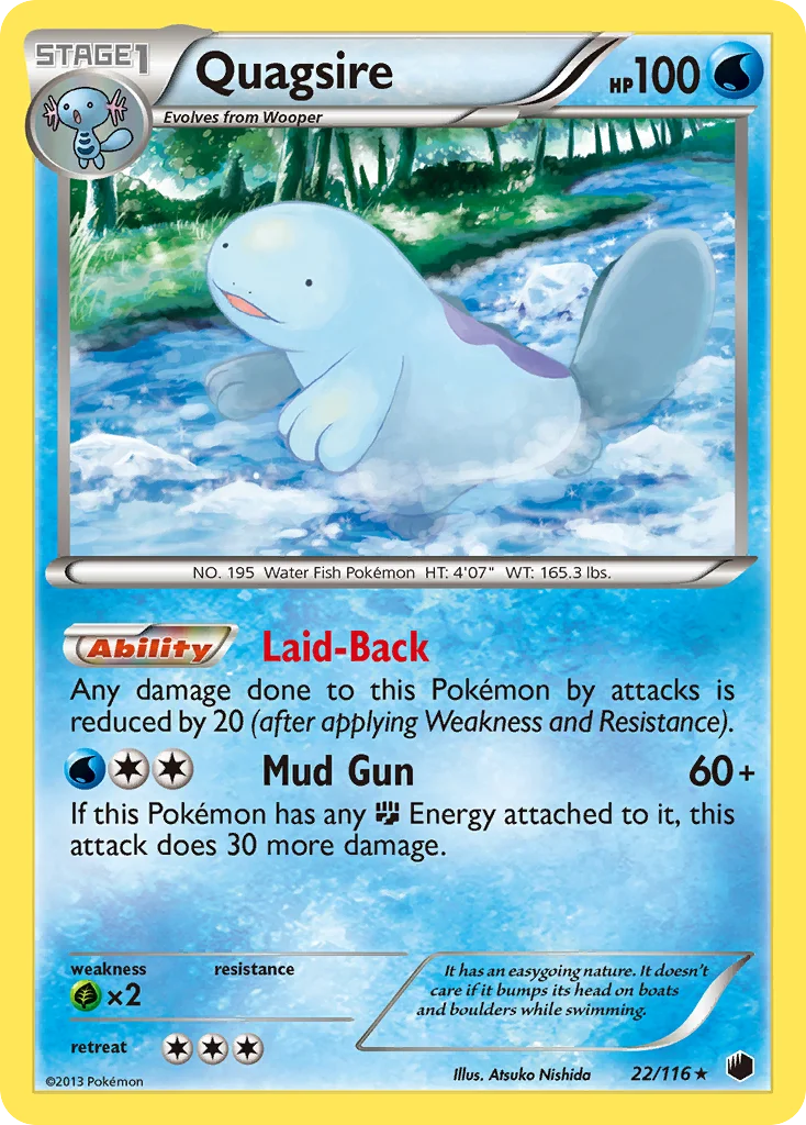 Quagsire Pokemon card