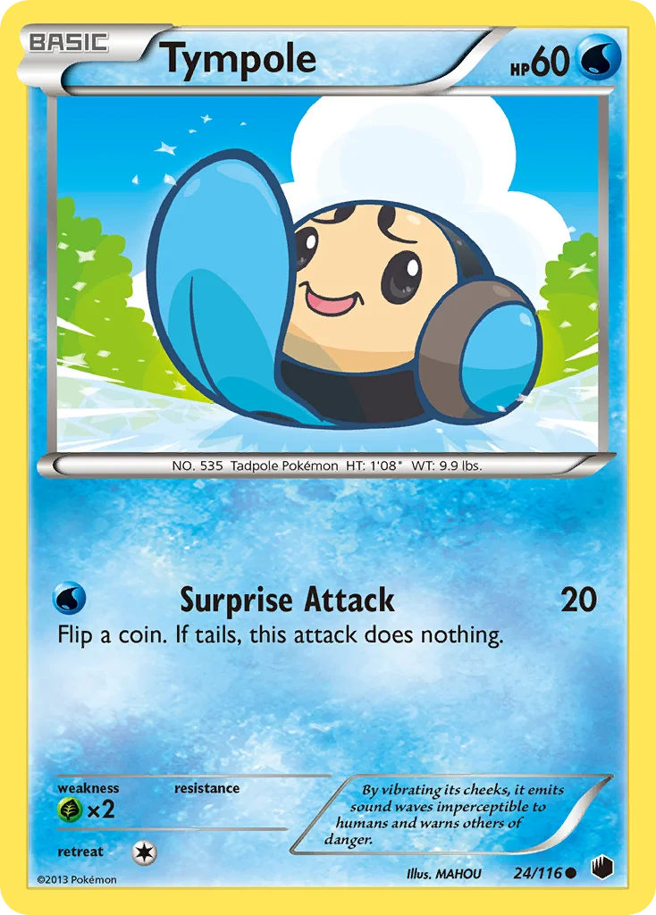 Tympole Pokemon card