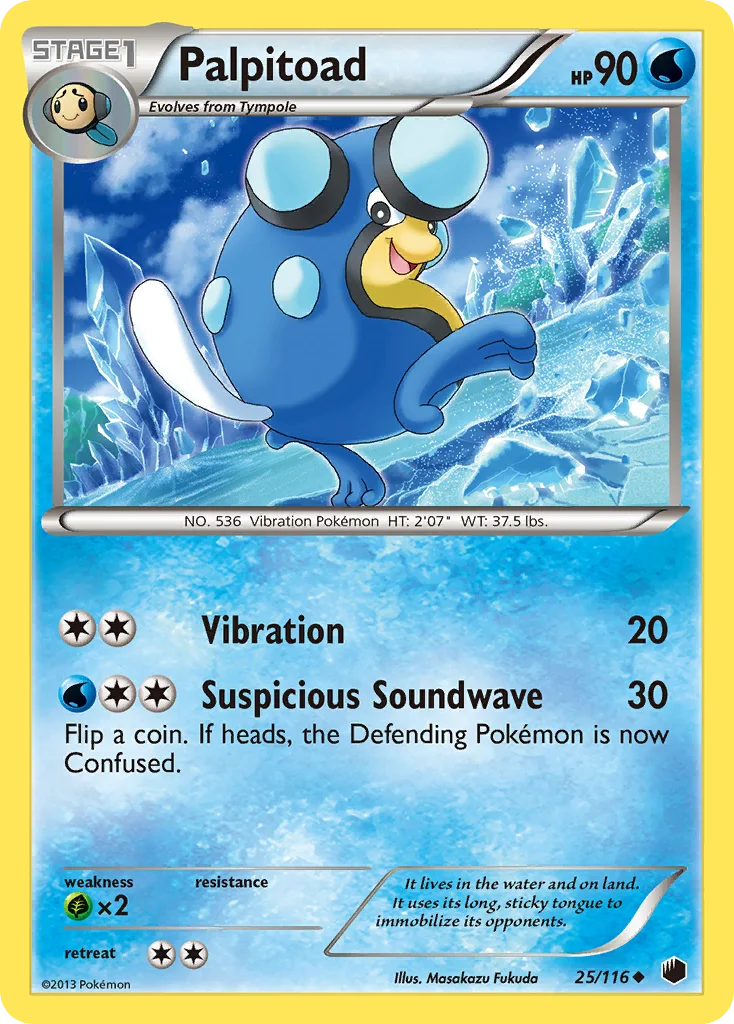 Palpitoad Pokemon card