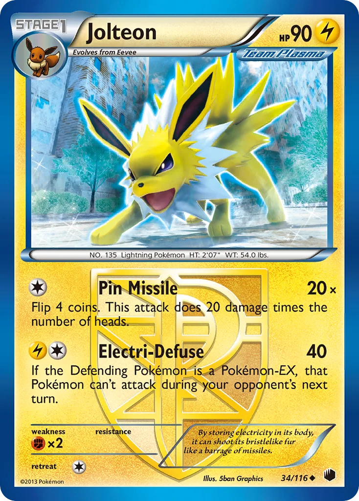 Jolteon Pokemon card