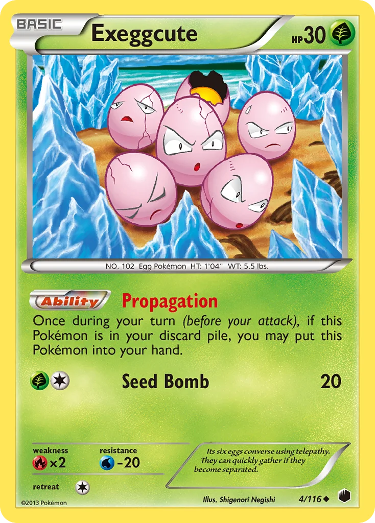 Exeggcute Pokemon card