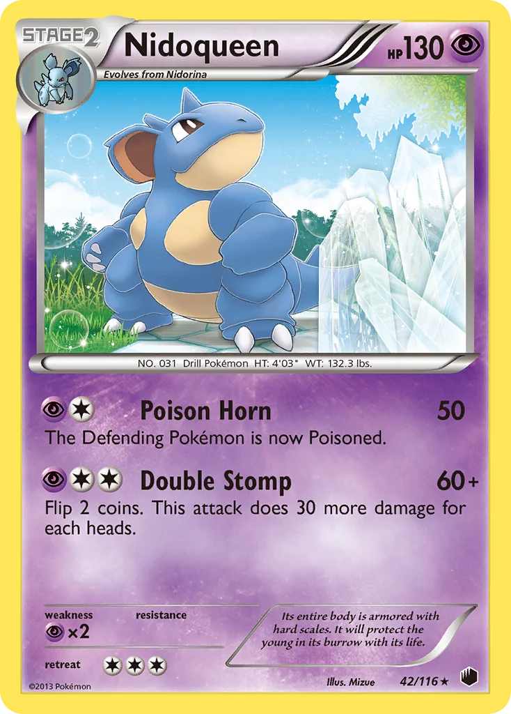 Nidoqueen Pokemon card