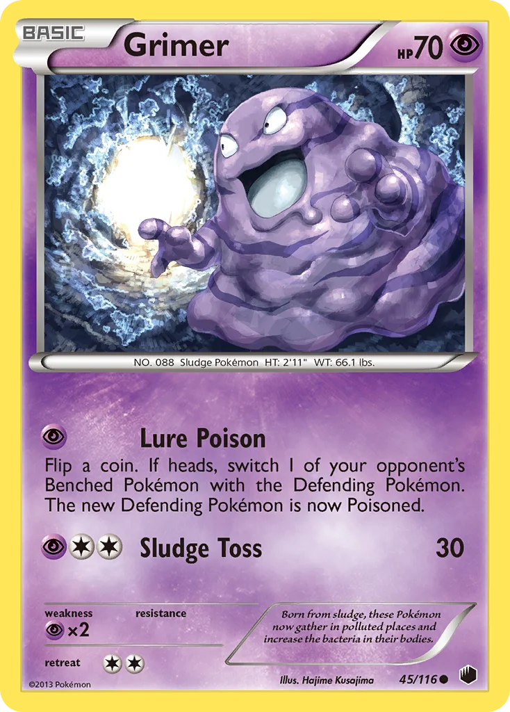 Grimer Pokemon card