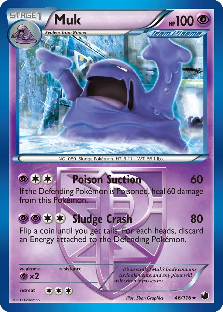 Muk Pokemon card