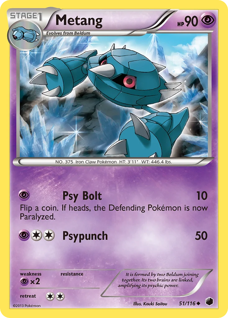 Metang Pokemon card