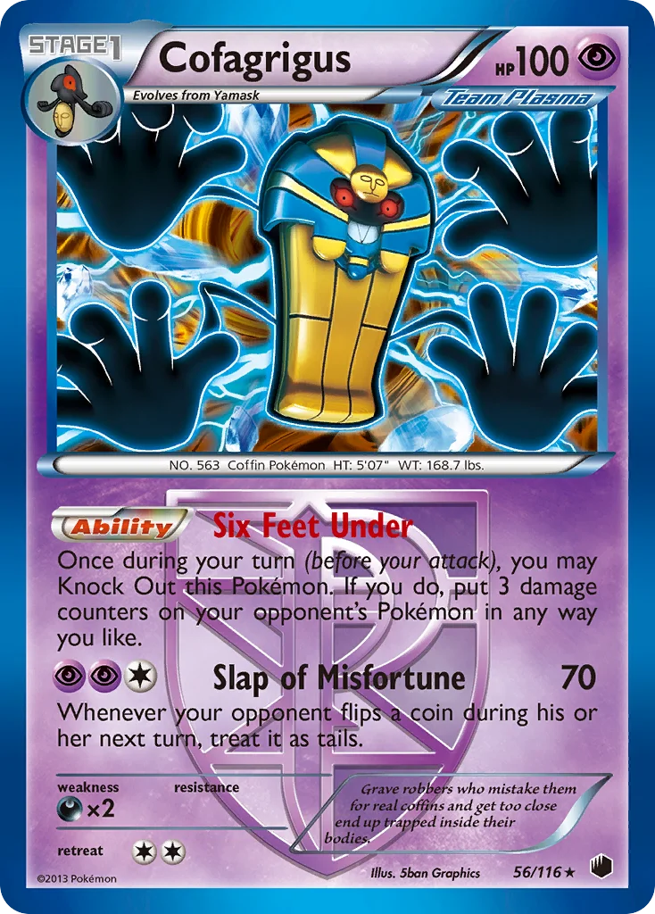 Cofagrigus Pokemon card