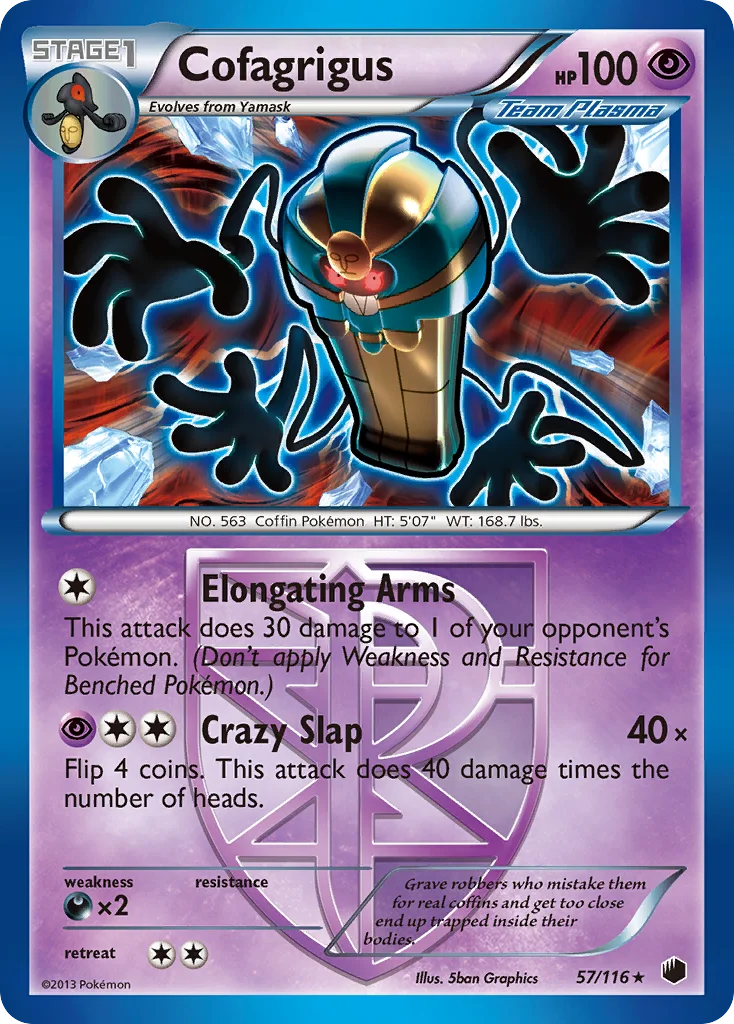 Cofagrigus Pokemon card
