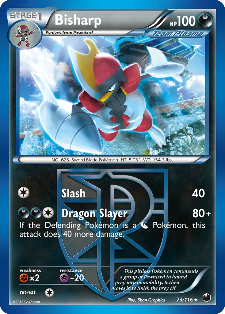 Bisharp Pokemon card
