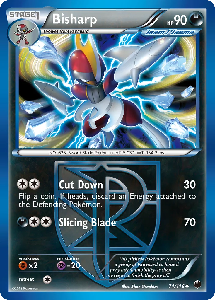 Bisharp Pokemon card