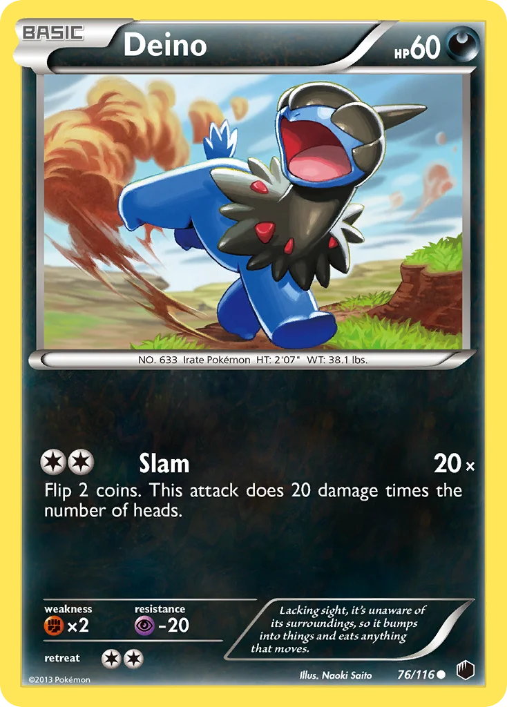 Deino Pokemon card