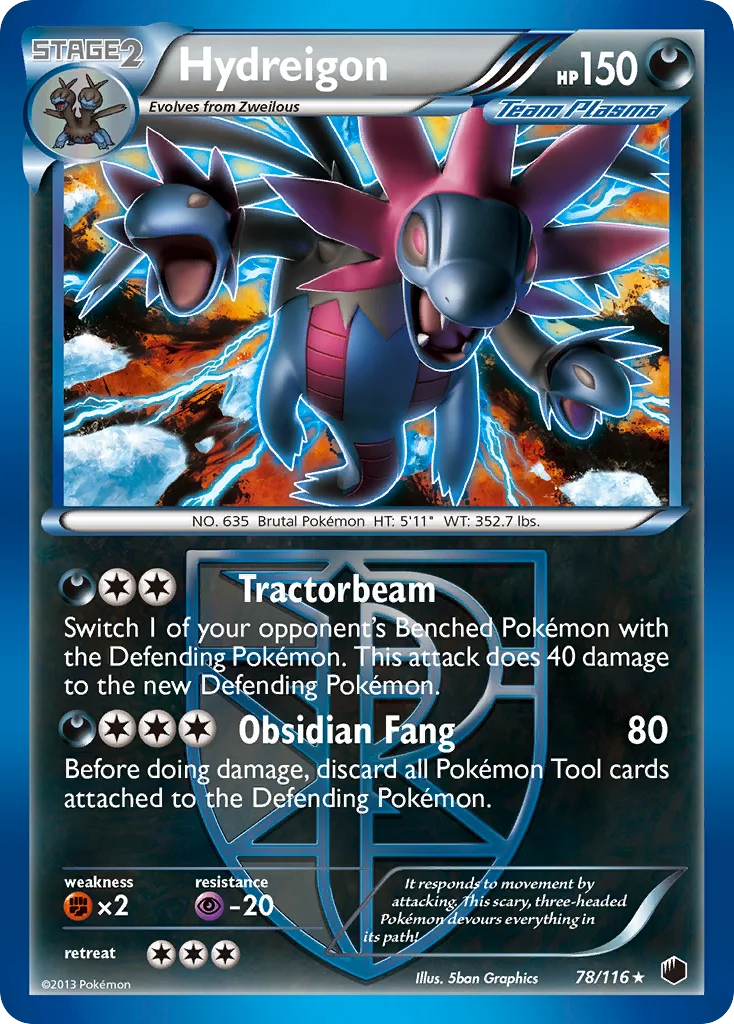 Hydreigon Pokemon card