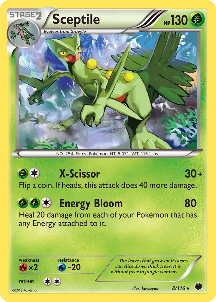 Sceptile Pokemon card