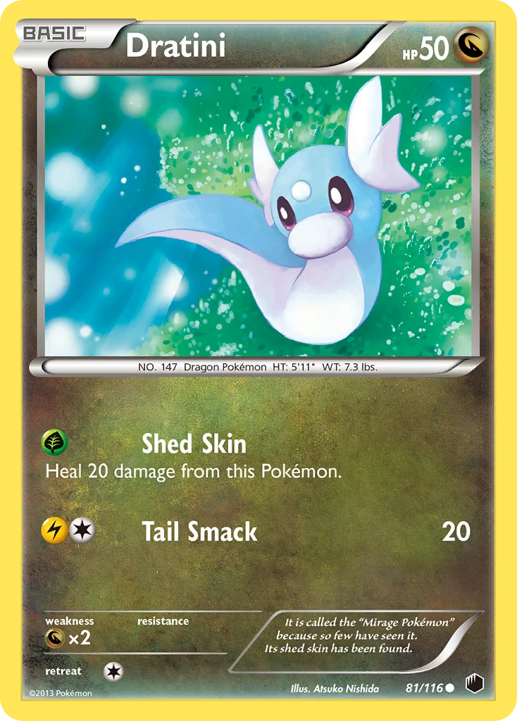 Dratini Pokemon card