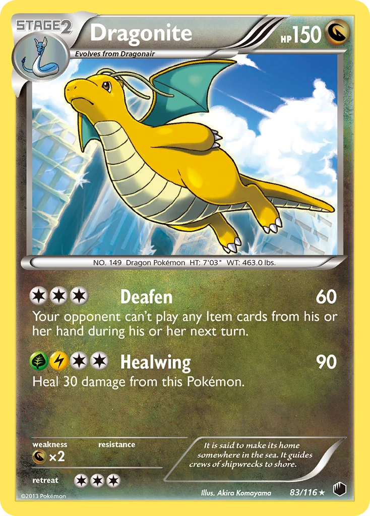 Dragonite Pokemon card