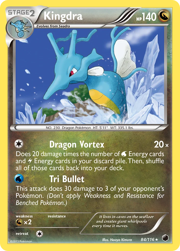 Kingdra Pokemon card