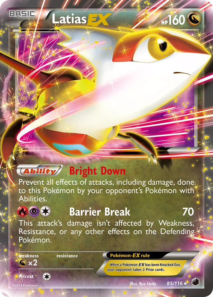 Latias-EX Pokemon card