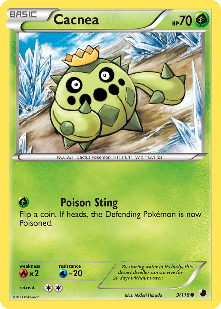 Cacnea Pokemon card