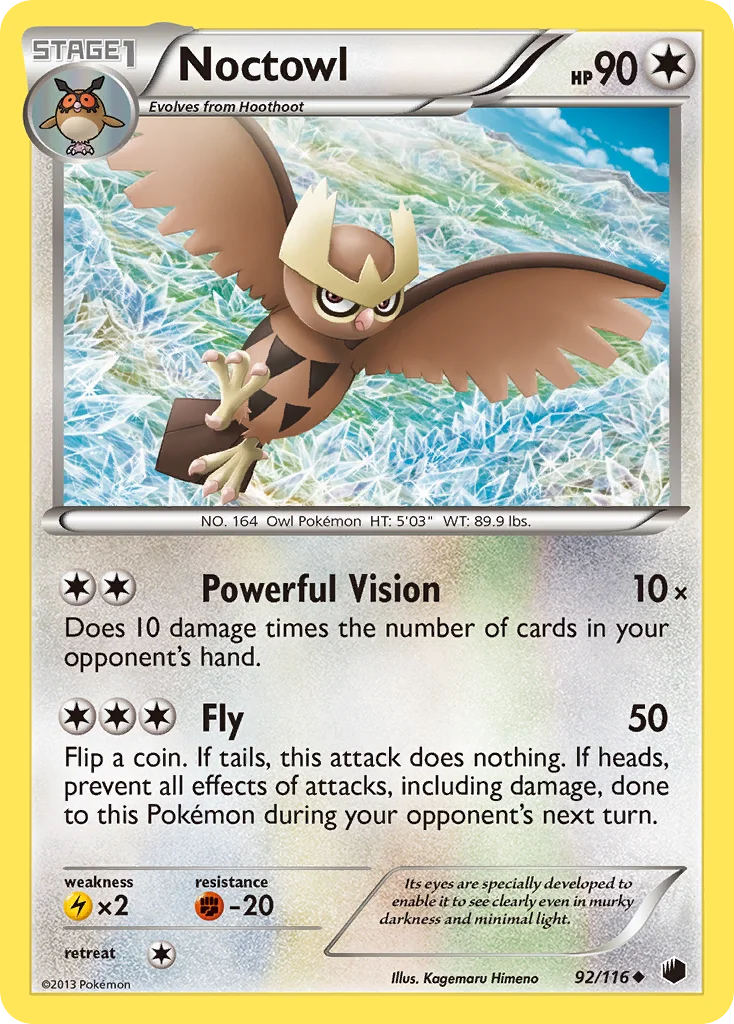 Noctowl Pokemon card