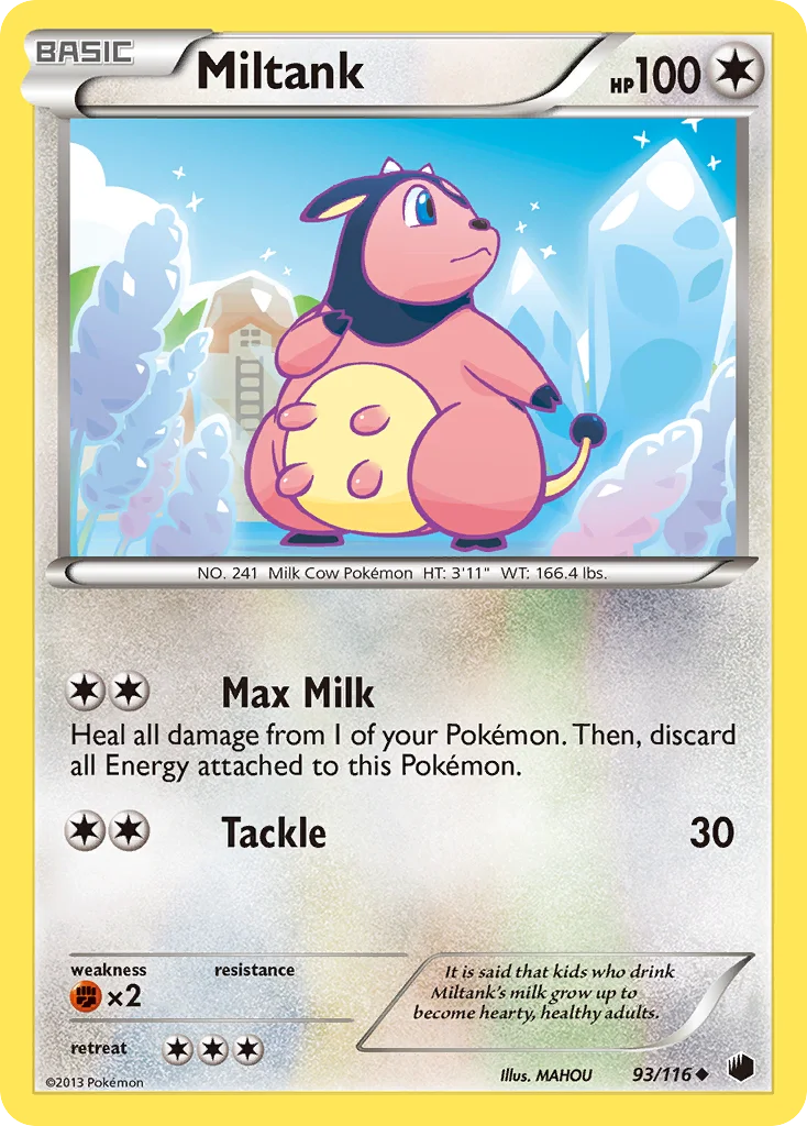 Miltank Pokemon card
