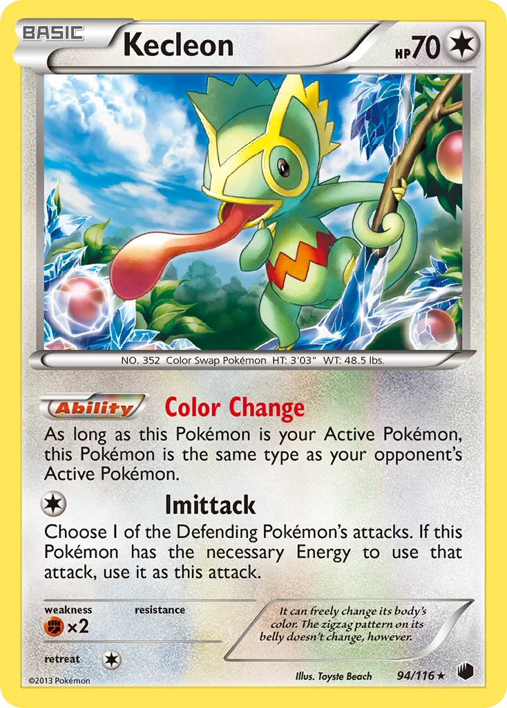 Kecleon Pokemon card