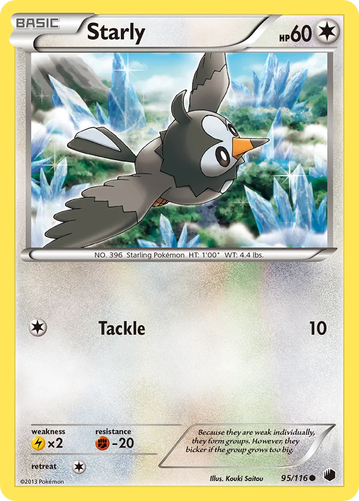 Starly Pokemon card