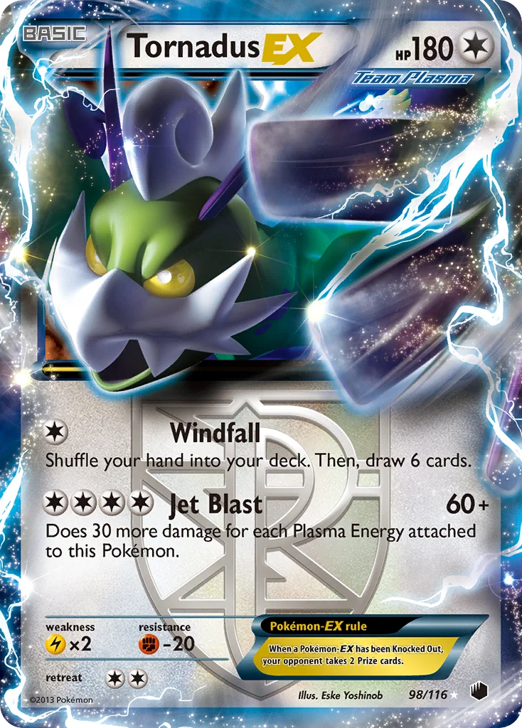 Tornadus-EX Pokemon card