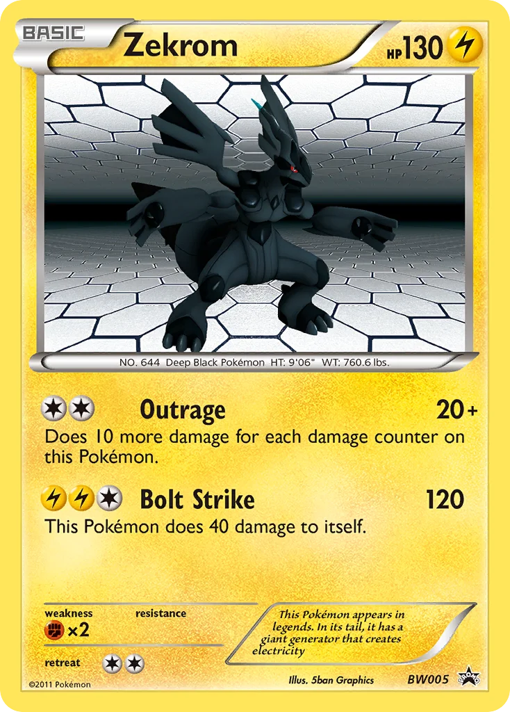 Zekrom Pokemon card