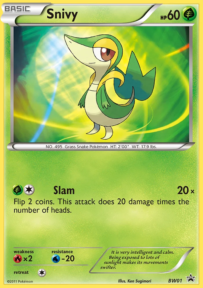 Snivy Pokemon card