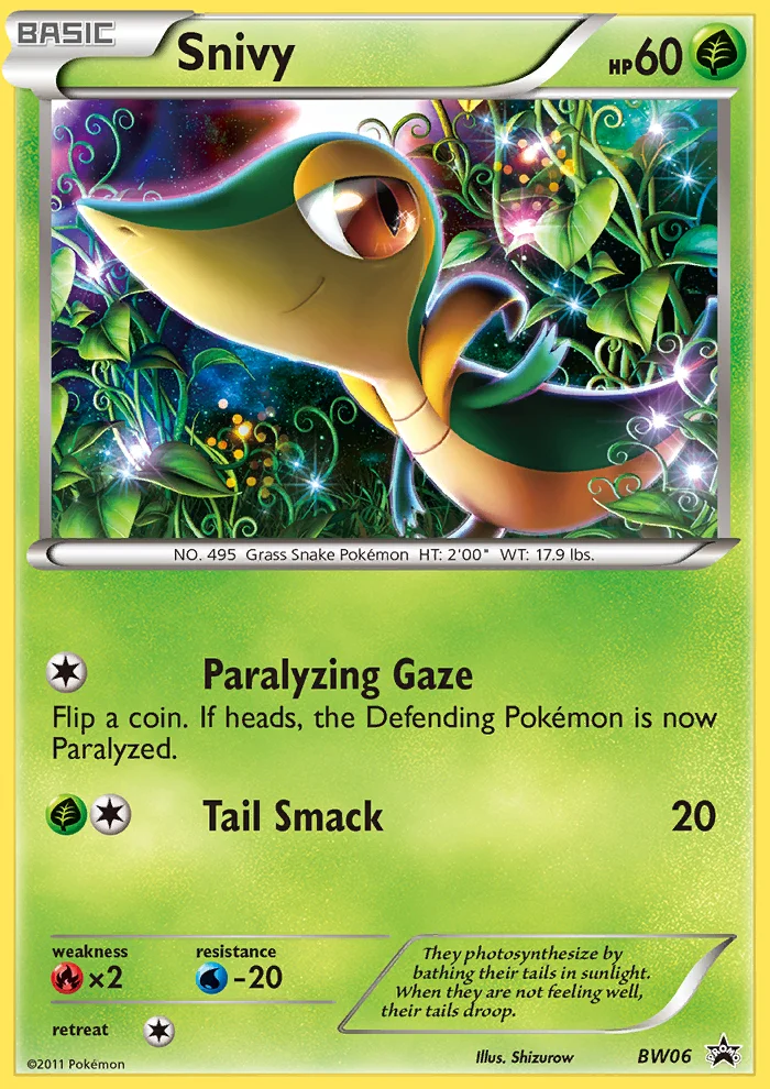 Snivy Pokemon card