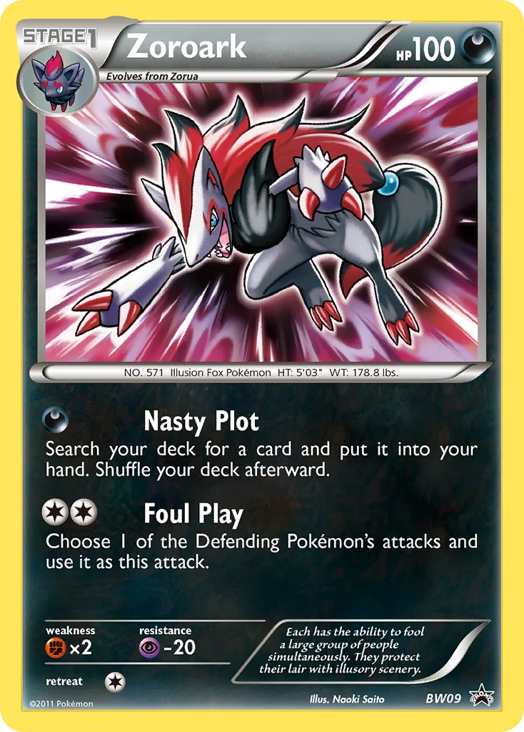 Zoroark Pokemon card