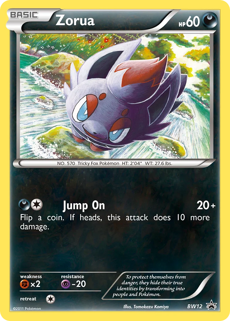 Zorua Pokemon card