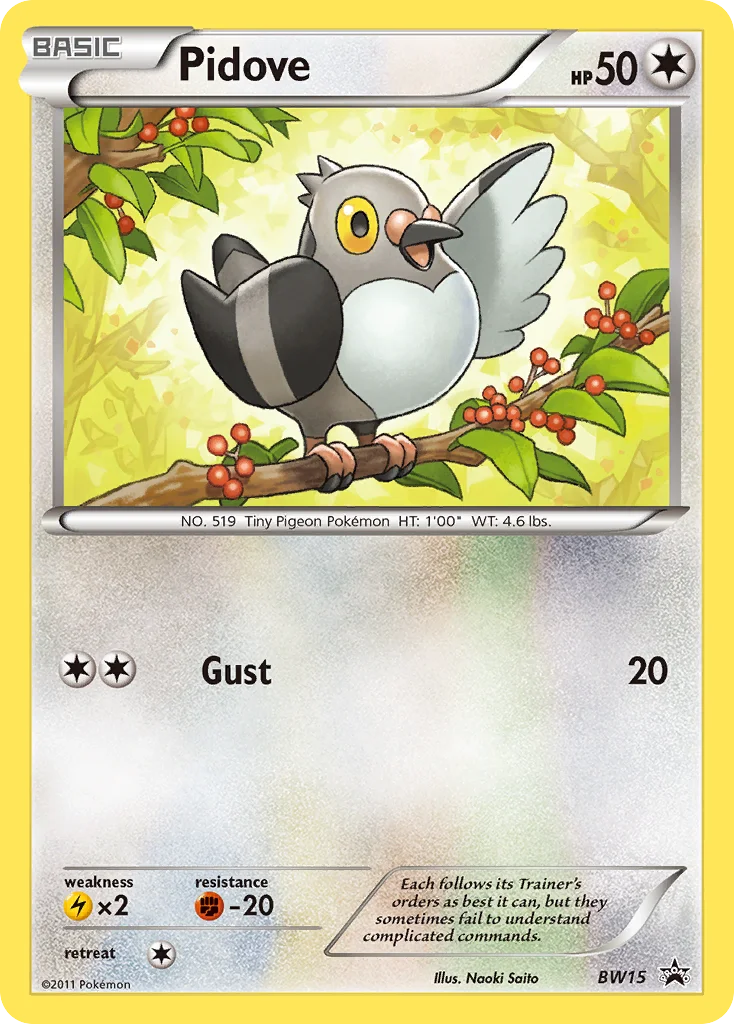 Pidove Pokemon card