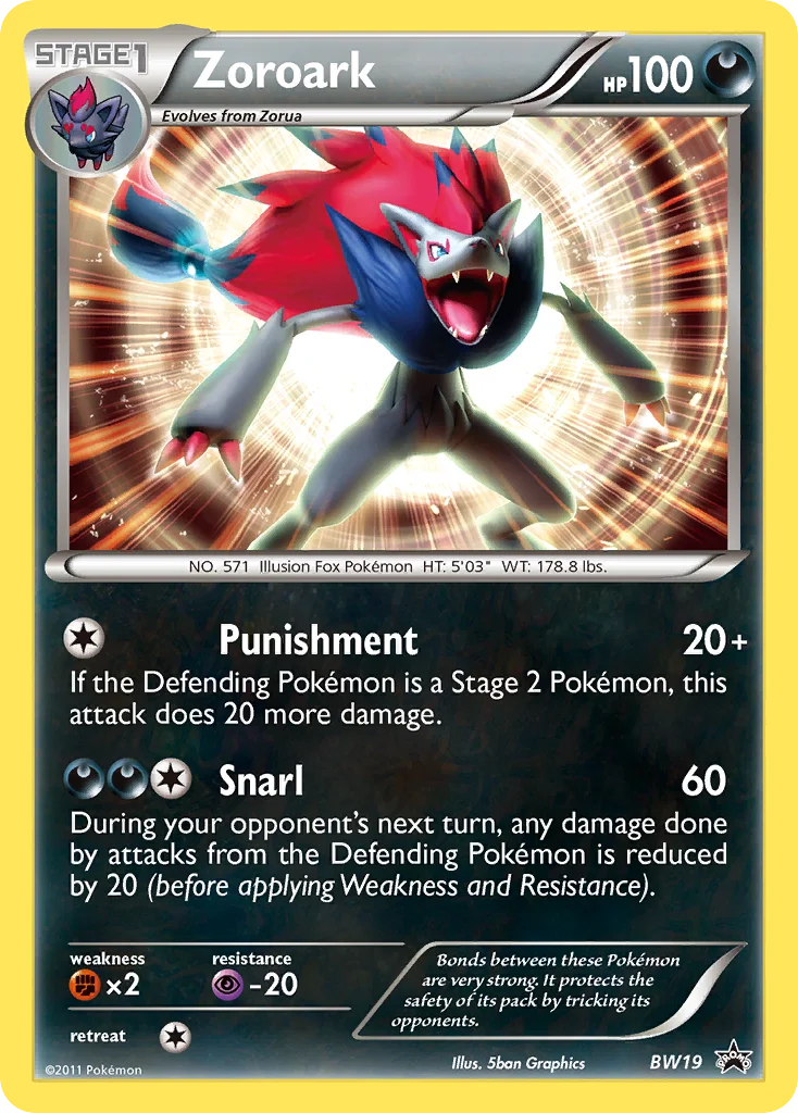 Zoroark Pokemon card