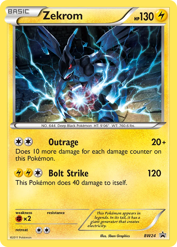 Zekrom Pokemon card