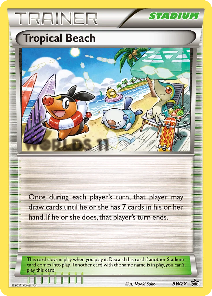 Tropical Beach Pokemon card