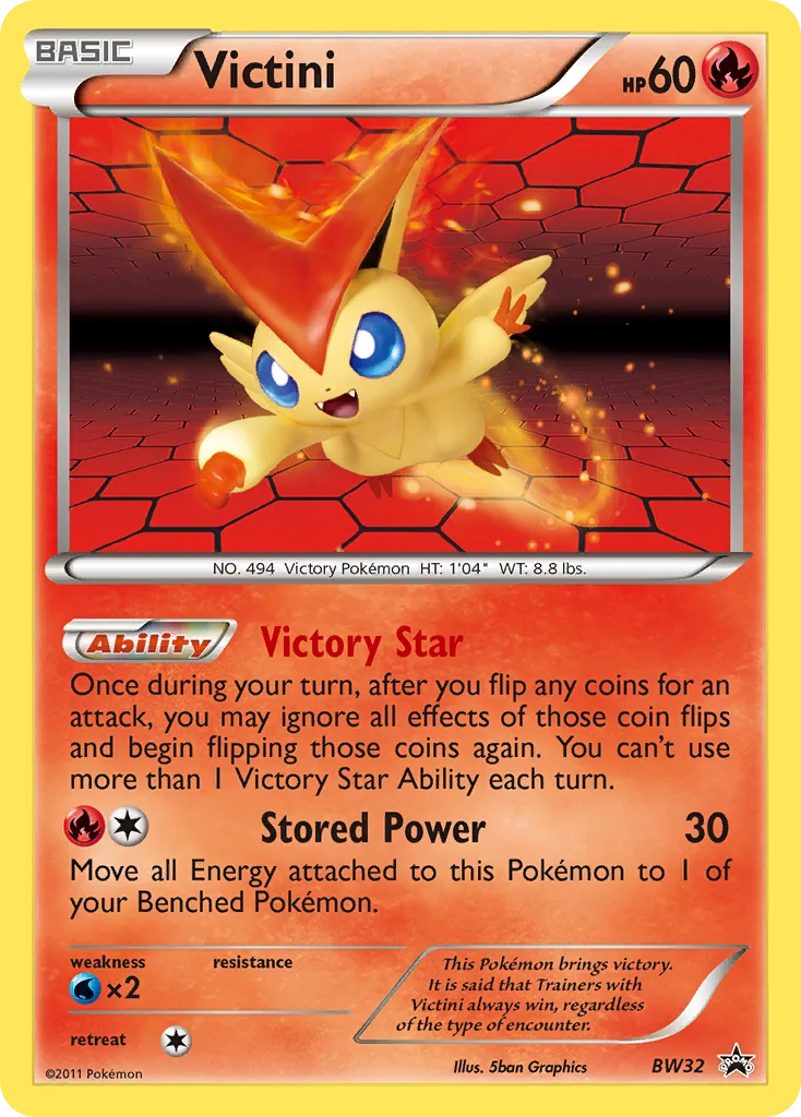 Victini Pokemon card