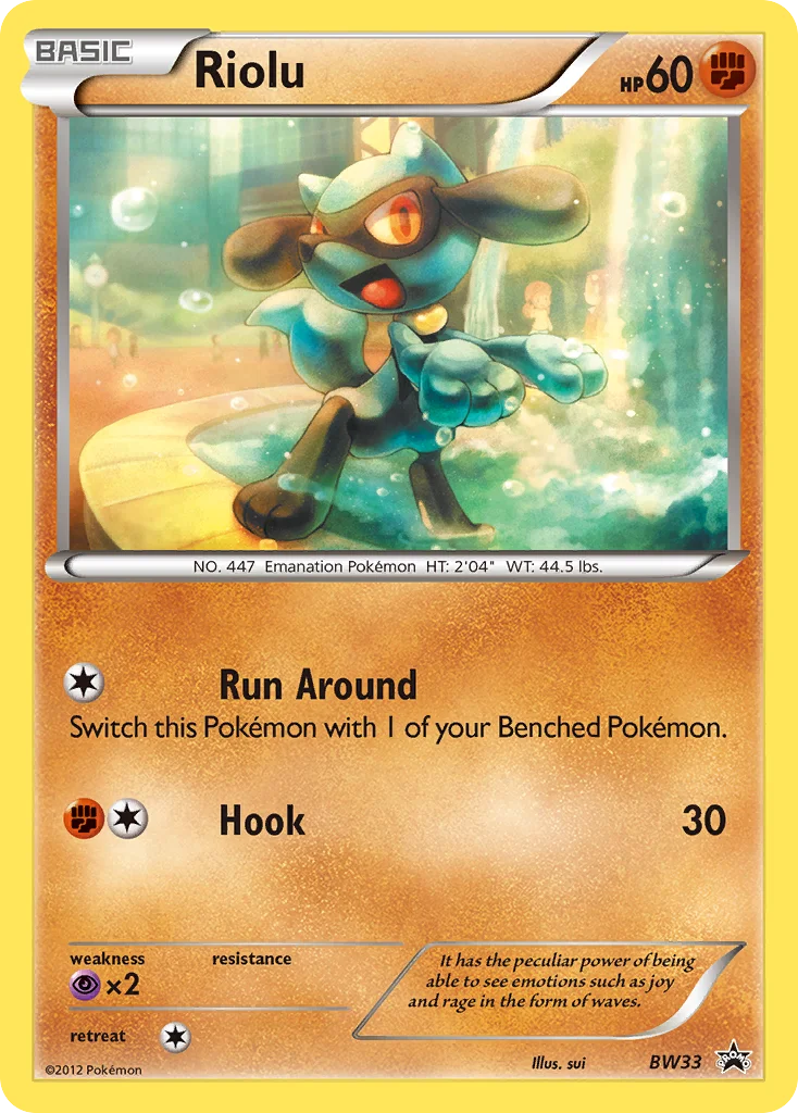 Riolu Pokemon card