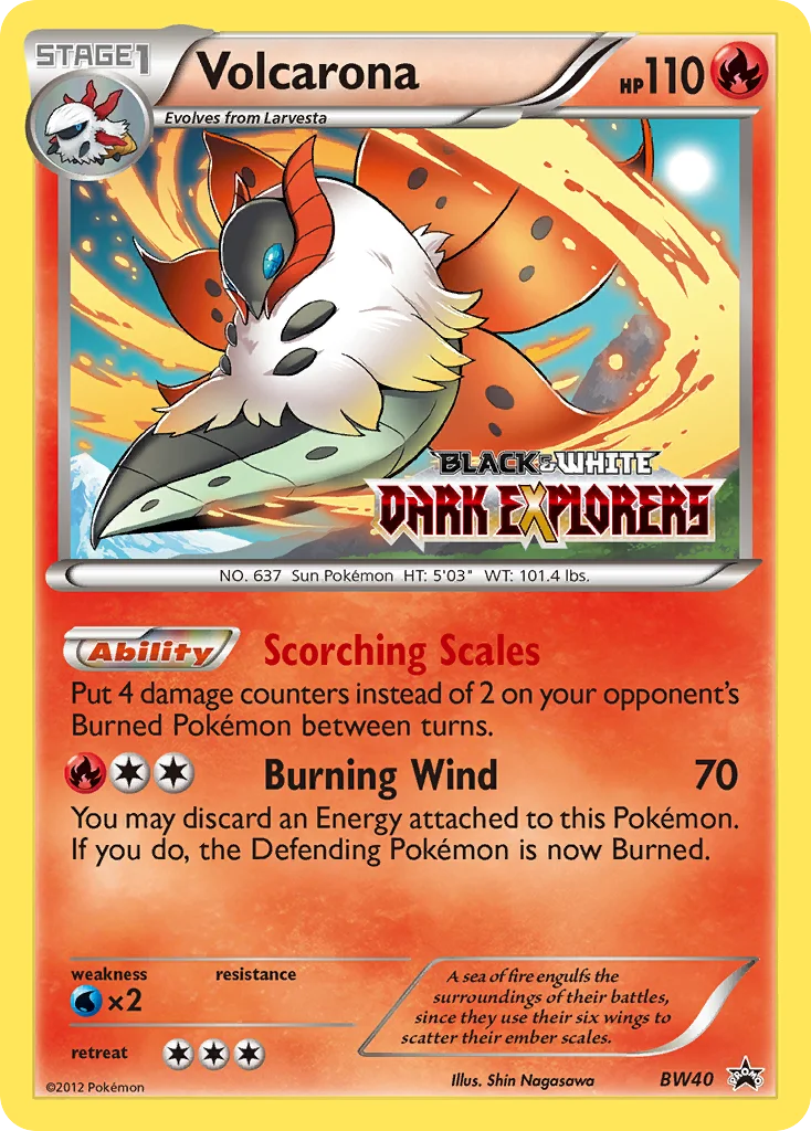 Volcarona Pokemon card