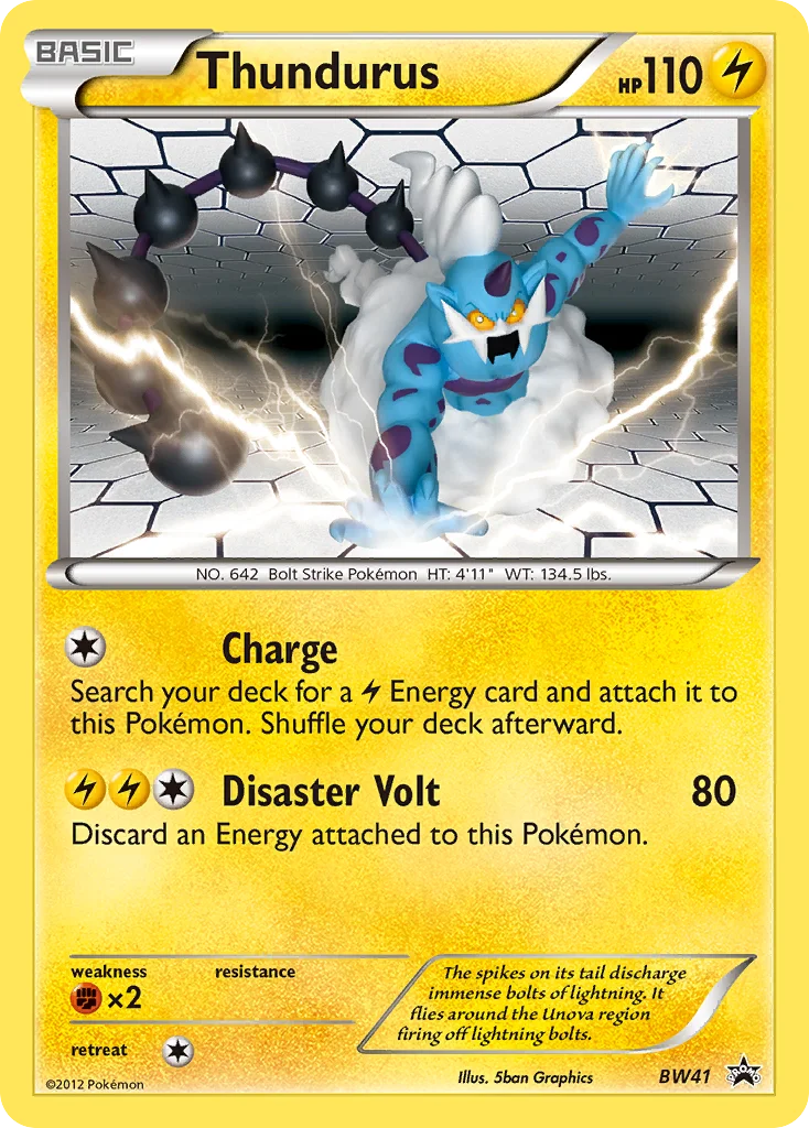 Thundurus Pokemon card