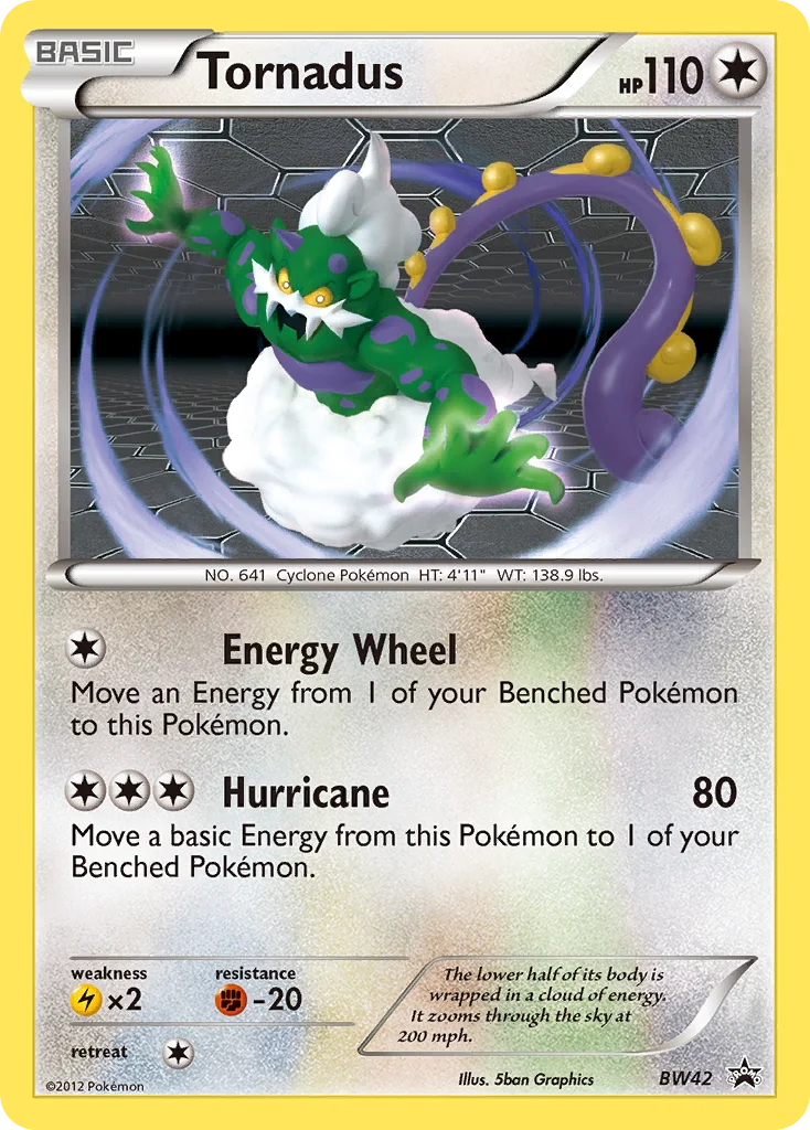 Tornadus Pokemon card